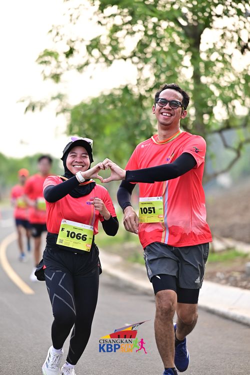 Race photo from CISANGKAN KBP CITY RUN 2025