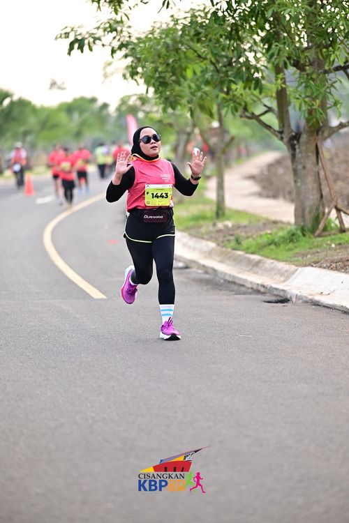 Race photo from CISANGKAN KBP CITY RUN 2025