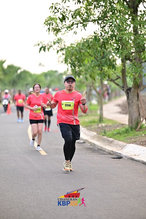 Race photo from CISANGKAN KBP CITY RUN 2025