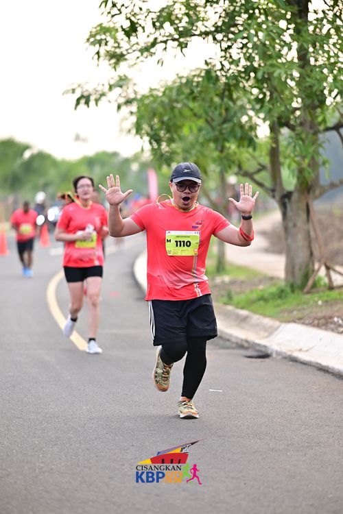 Race photo from CISANGKAN KBP CITY RUN 2025