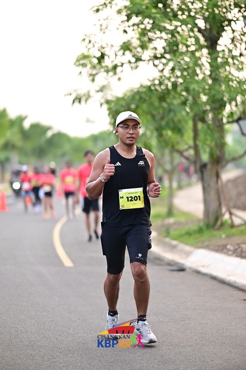 Race photo from CISANGKAN KBP CITY RUN 2025