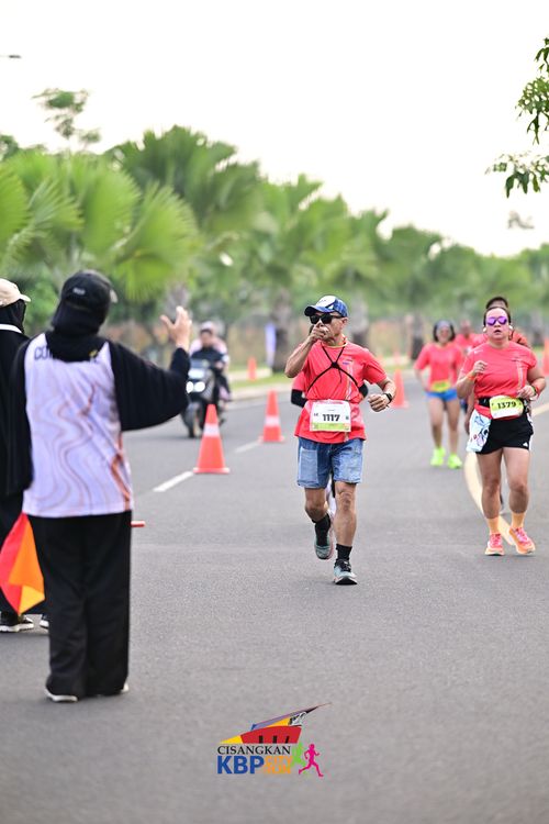 Race photo from CISANGKAN KBP CITY RUN 2025