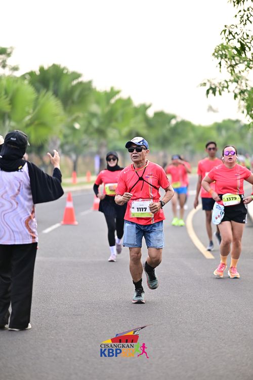 Race photo from CISANGKAN KBP CITY RUN 2025