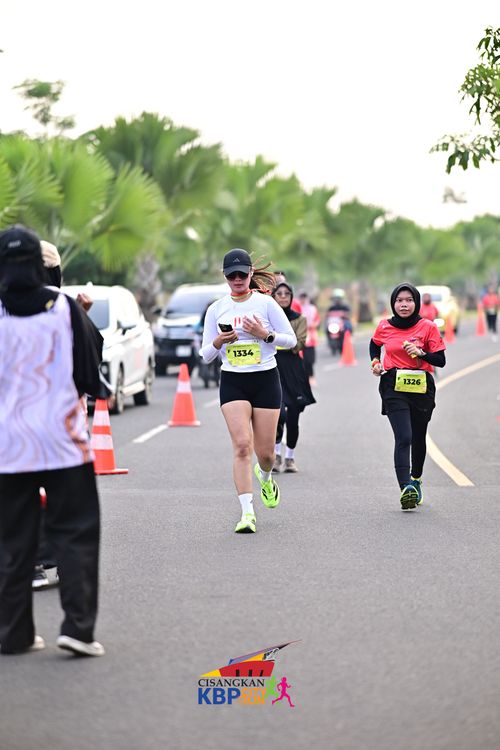 Race photo from CISANGKAN KBP CITY RUN 2025