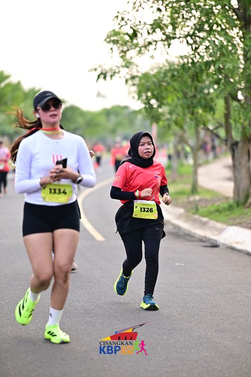 Race photo from CISANGKAN KBP CITY RUN 2025