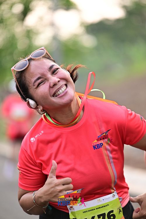 Race photo from CISANGKAN KBP CITY RUN 2025
