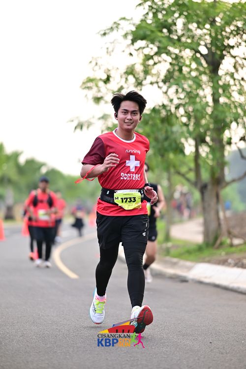 Race photo from CISANGKAN KBP CITY RUN 2025