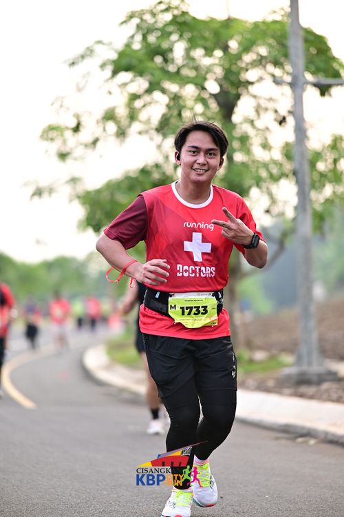 Race photo from CISANGKAN KBP CITY RUN 2025