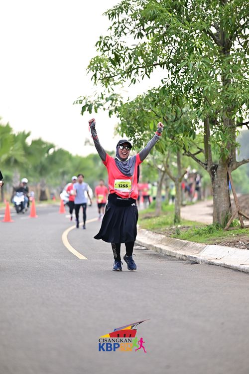 Race photo from CISANGKAN KBP CITY RUN 2025