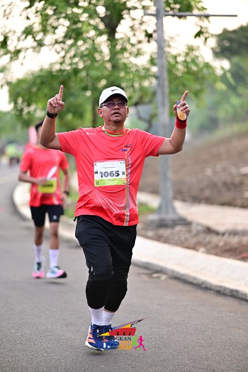 Race photo from CISANGKAN KBP CITY RUN 2025