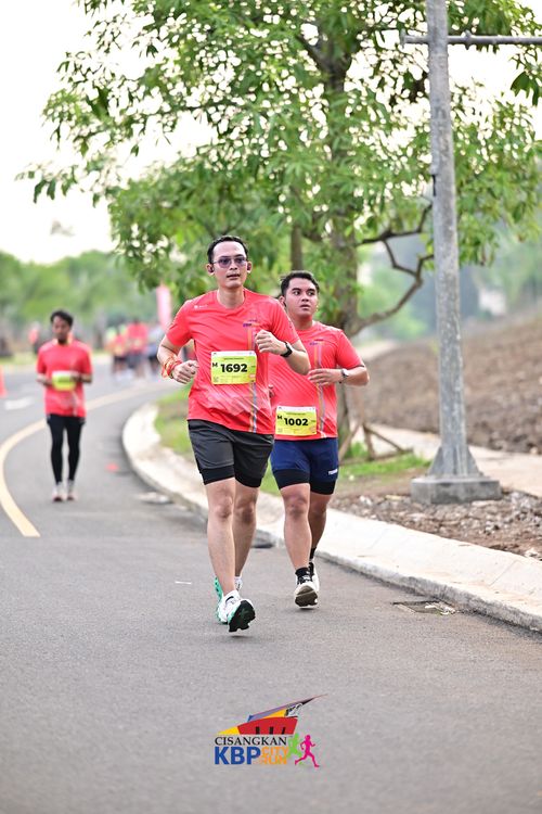 Race photo from CISANGKAN KBP CITY RUN 2025