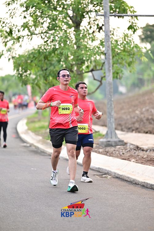 Race photo from CISANGKAN KBP CITY RUN 2025