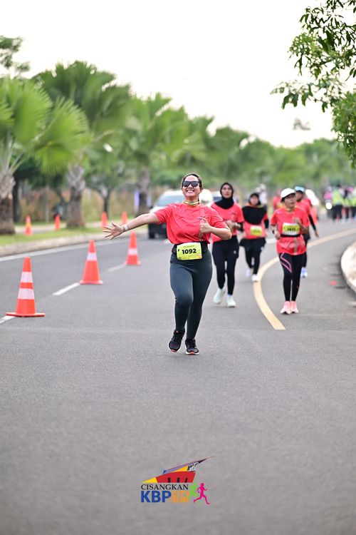 Race photo from CISANGKAN KBP CITY RUN 2025