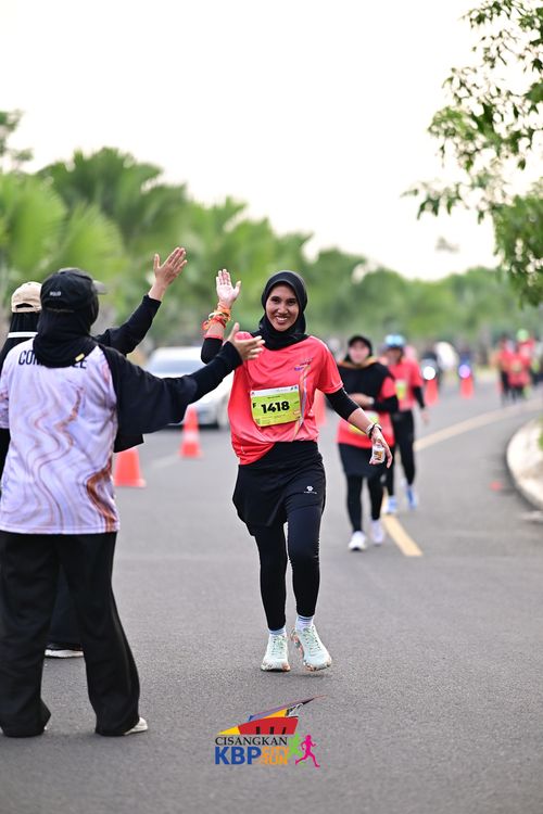 Race photo from CISANGKAN KBP CITY RUN 2025