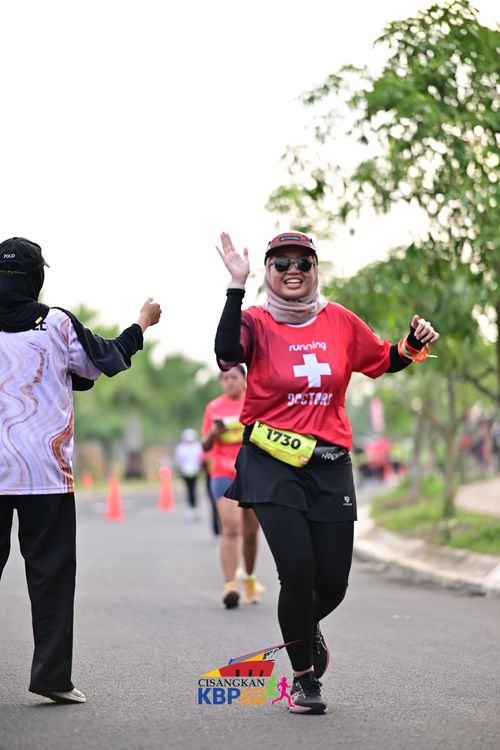 Race photo from CISANGKAN KBP CITY RUN 2025