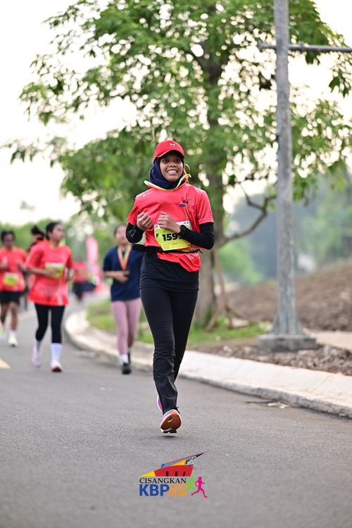 Race photo from CISANGKAN KBP CITY RUN 2025