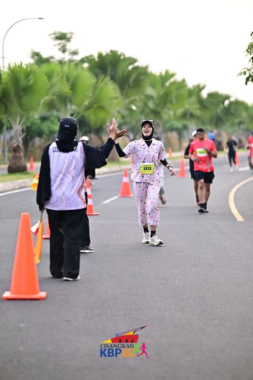 Race photo from CISANGKAN KBP CITY RUN 2025