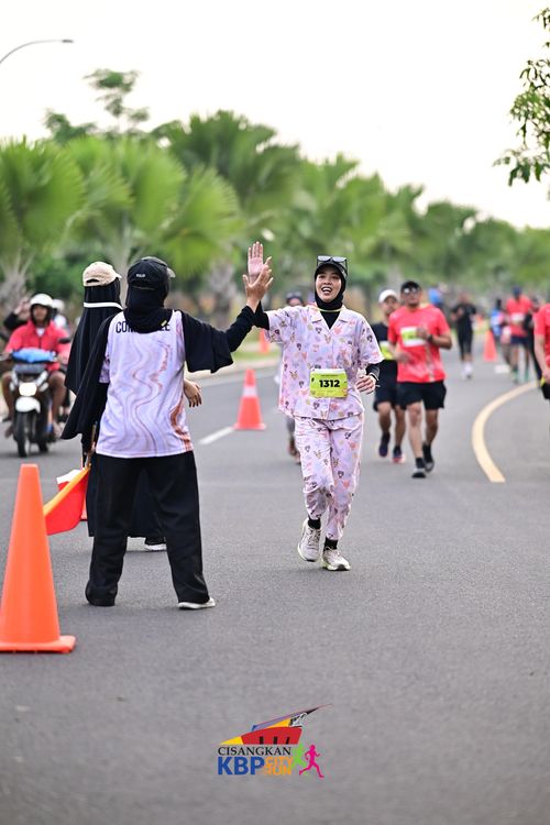 Race photo from CISANGKAN KBP CITY RUN 2025
