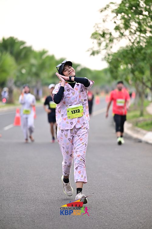 Race photo from CISANGKAN KBP CITY RUN 2025