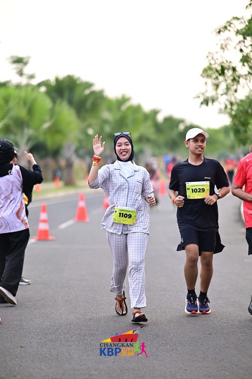 Race photo from CISANGKAN KBP CITY RUN 2025