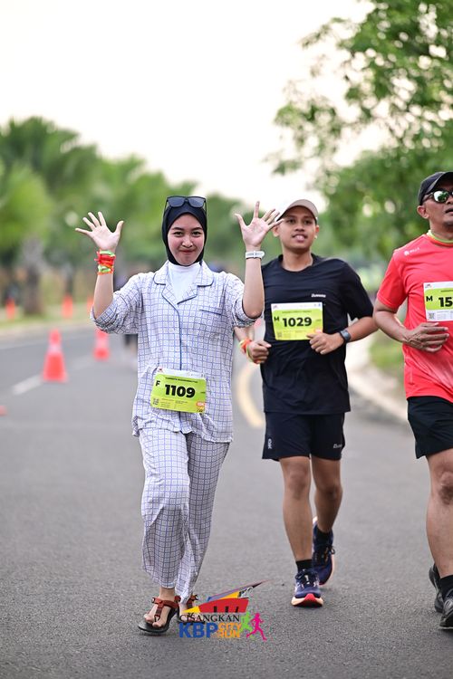 Race photo from CISANGKAN KBP CITY RUN 2025