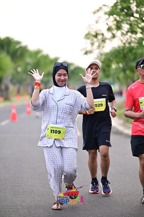 Race photo from CISANGKAN KBP CITY RUN 2025
