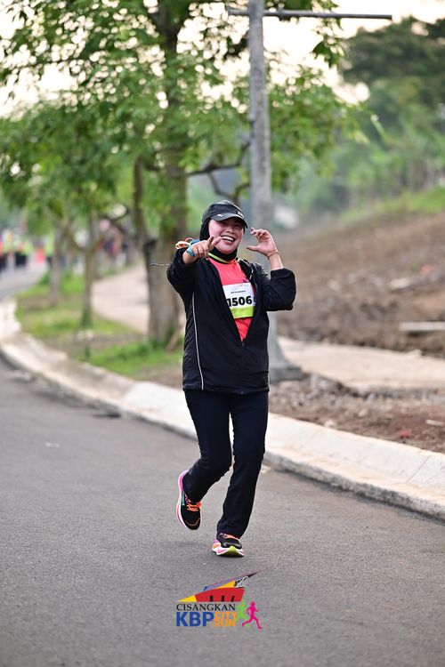 Race photo from CISANGKAN KBP CITY RUN 2025
