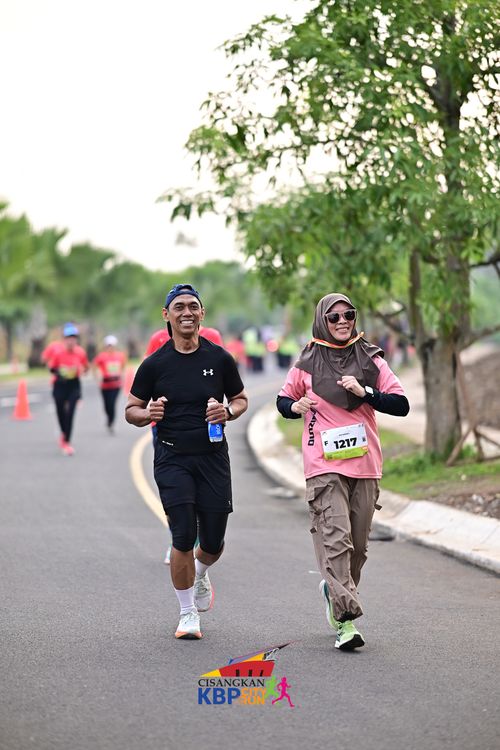 Race photo from CISANGKAN KBP CITY RUN 2025