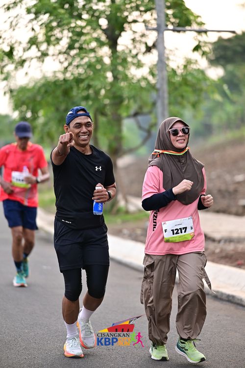 Race photo from CISANGKAN KBP CITY RUN 2025