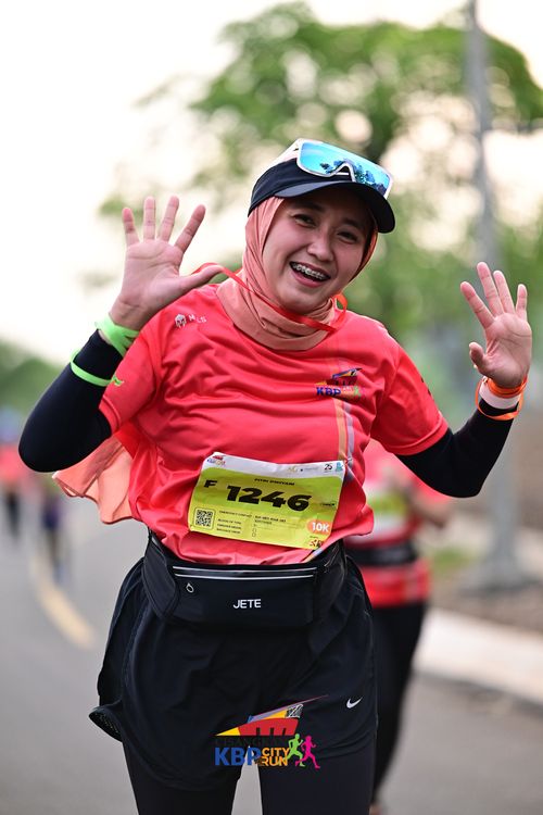Race photo from CISANGKAN KBP CITY RUN 2025