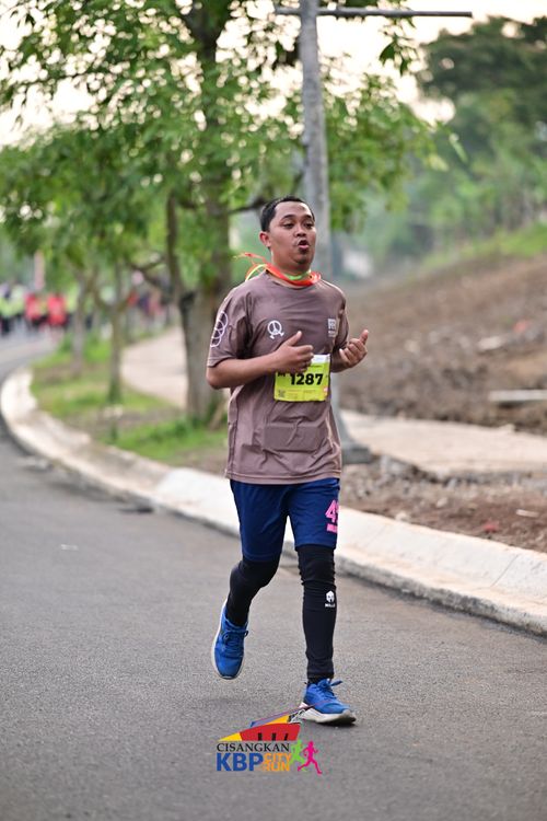 Race photo from CISANGKAN KBP CITY RUN 2025