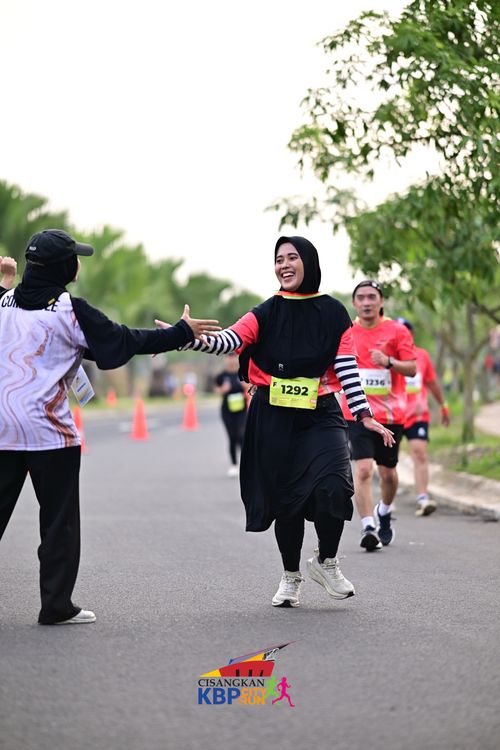 Race photo from CISANGKAN KBP CITY RUN 2025