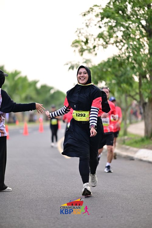 Race photo from CISANGKAN KBP CITY RUN 2025