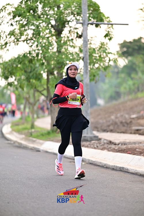 Race photo from CISANGKAN KBP CITY RUN 2025