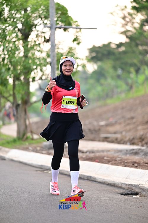 Race photo from CISANGKAN KBP CITY RUN 2025