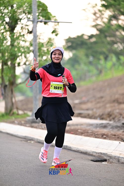 Race photo from CISANGKAN KBP CITY RUN 2025