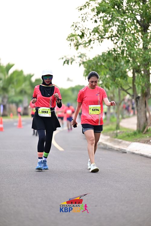 Race photo from CISANGKAN KBP CITY RUN 2025