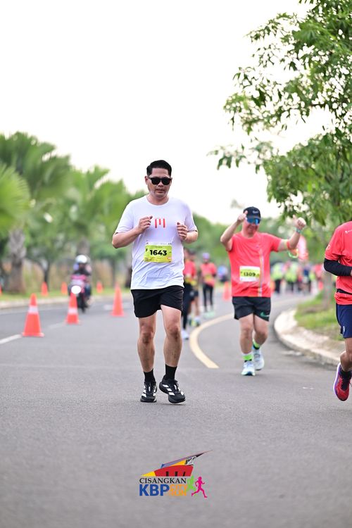 Race photo from CISANGKAN KBP CITY RUN 2025