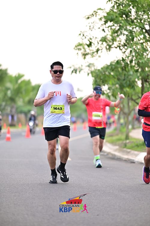 Race photo from CISANGKAN KBP CITY RUN 2025
