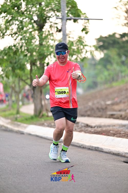 Race photo from CISANGKAN KBP CITY RUN 2025