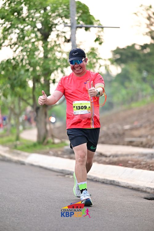 Race photo from CISANGKAN KBP CITY RUN 2025