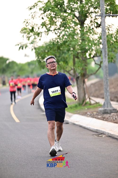 Race photo from CISANGKAN KBP CITY RUN 2025