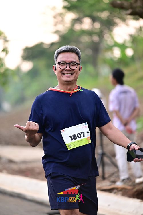 Race photo from CISANGKAN KBP CITY RUN 2025