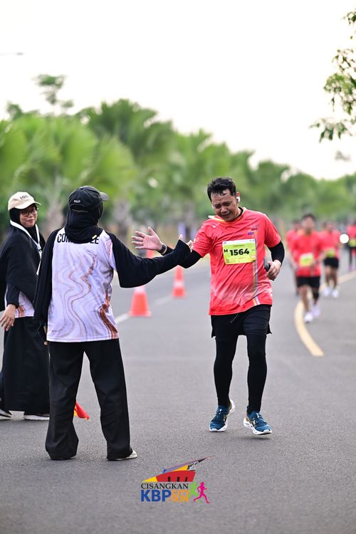 Race photo from CISANGKAN KBP CITY RUN 2025