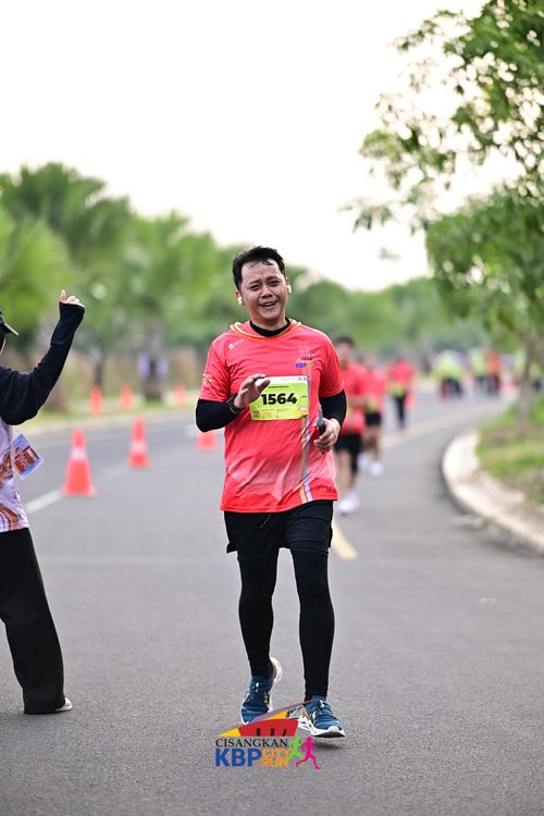 Race photo from CISANGKAN KBP CITY RUN 2025