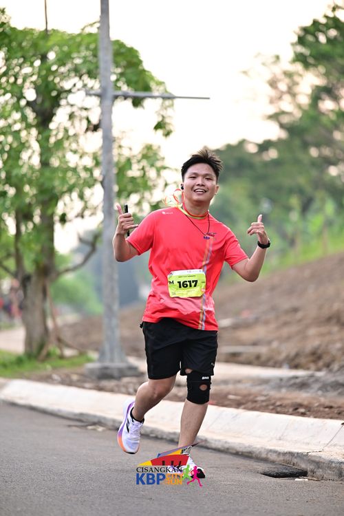 Race photo from CISANGKAN KBP CITY RUN 2025