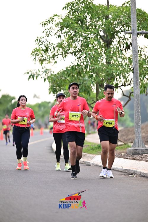 Race photo from CISANGKAN KBP CITY RUN 2025