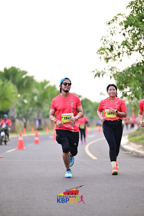 Race photo from CISANGKAN KBP CITY RUN 2025