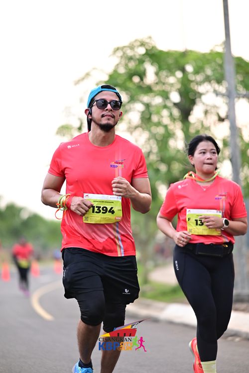 Race photo from CISANGKAN KBP CITY RUN 2025