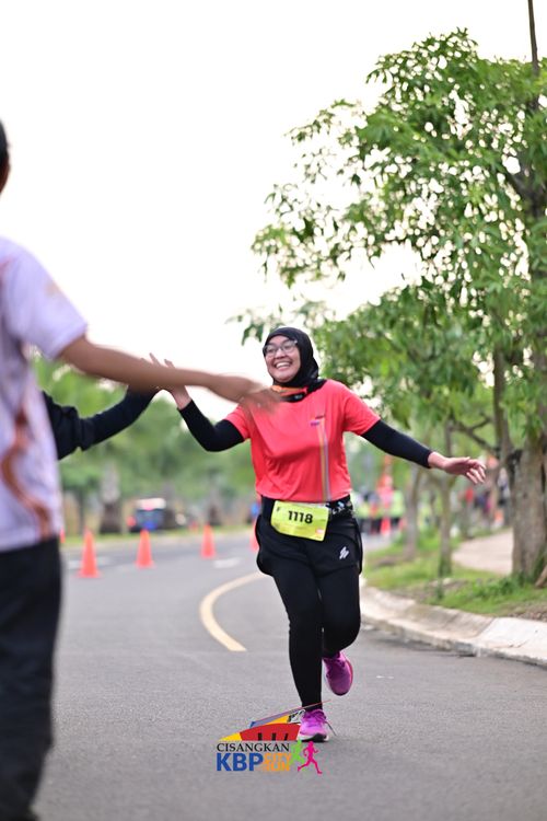 Race photo from CISANGKAN KBP CITY RUN 2025
